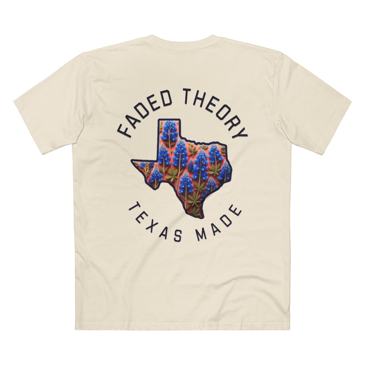 Faded Theory Texas Floral Adult Tee - Comfortable Casual Wear for TEXAS Lovers
