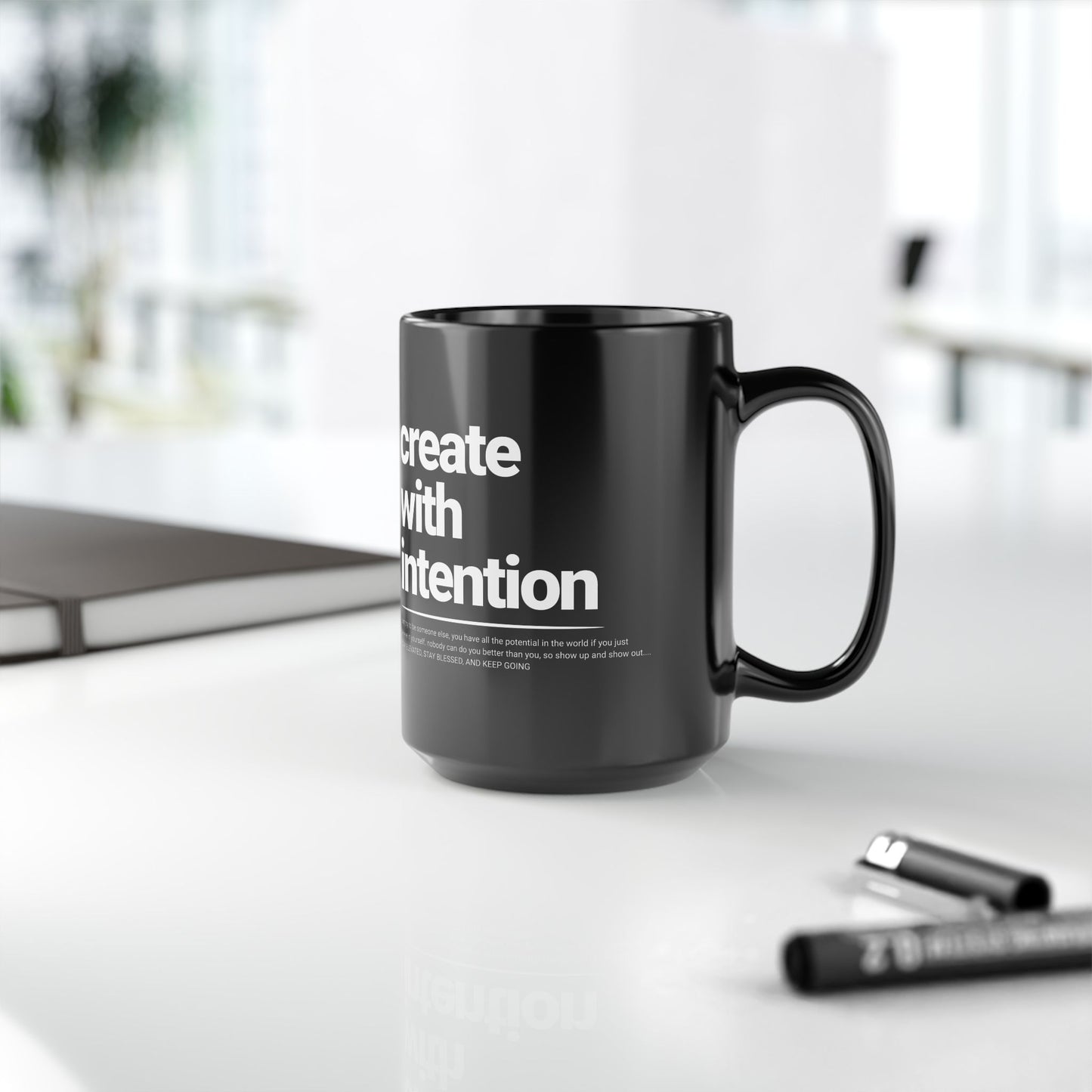 FADED THEORY "Create With Intention" Coffee Mug
