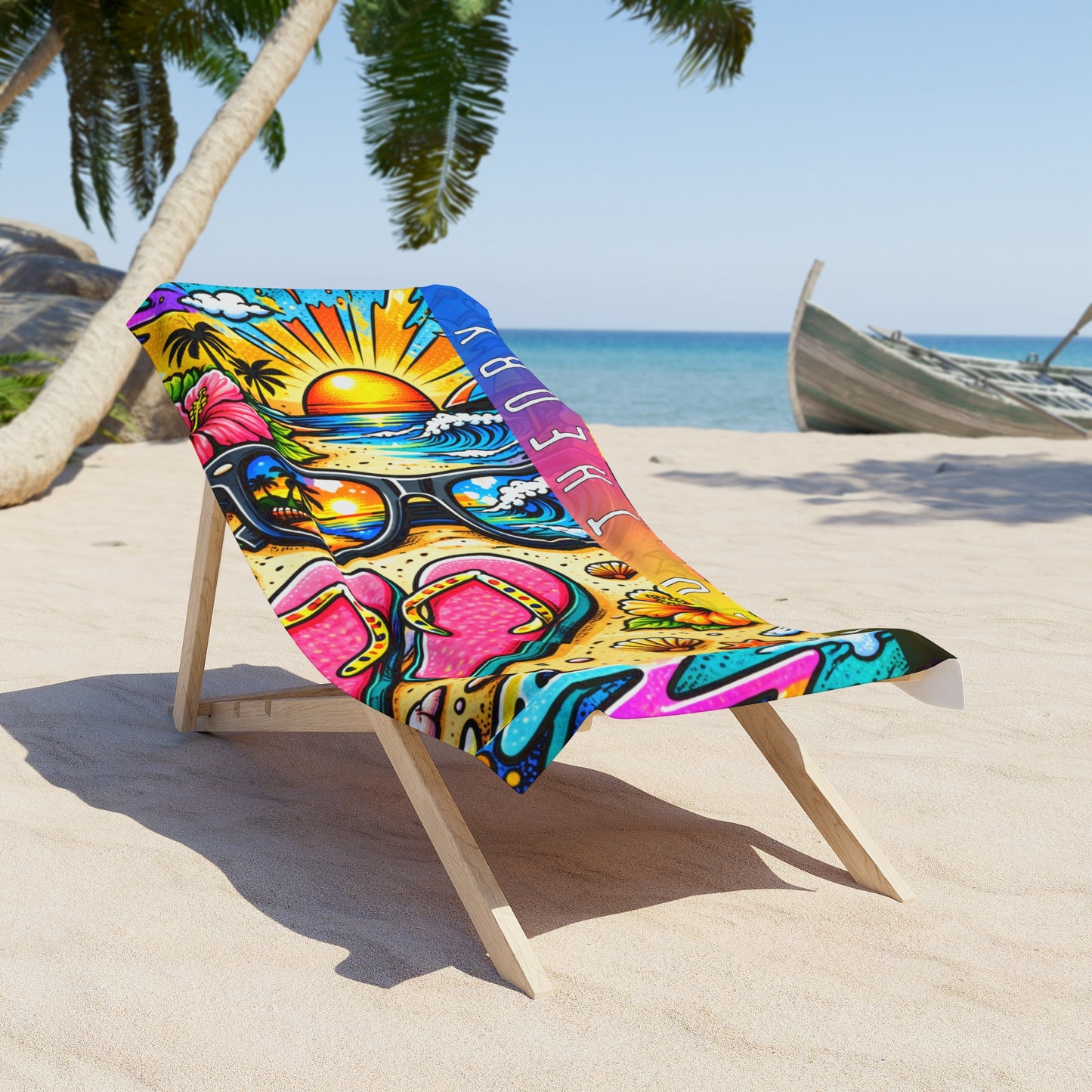 FADED THEORY "Summertime Vibes" Beach Towel