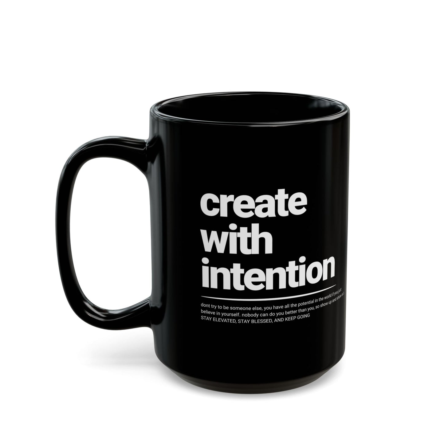 FADED THEORY "Create With Intention" Coffee Mug