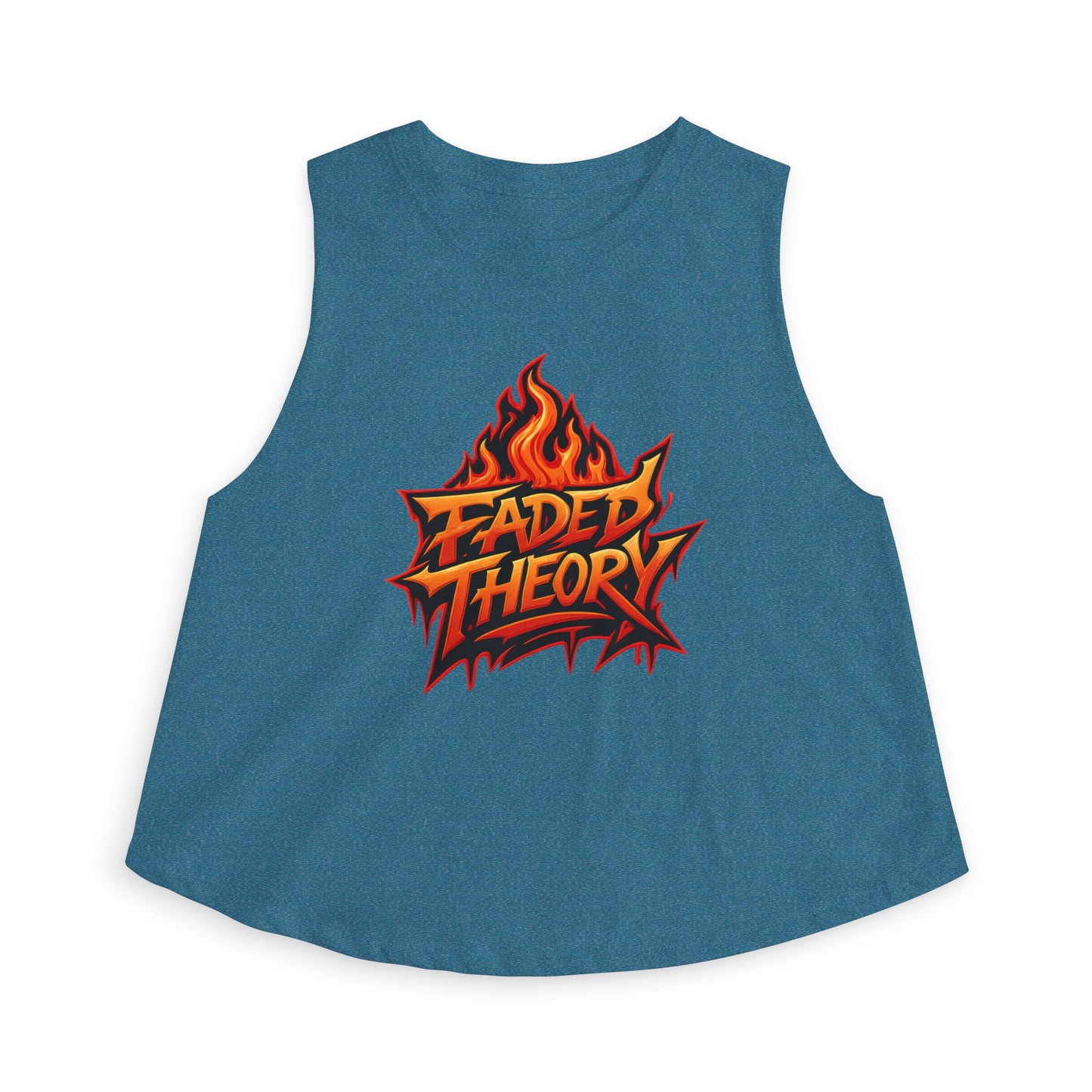 FADED THEORY "FIRED UP" Women's Crop Top