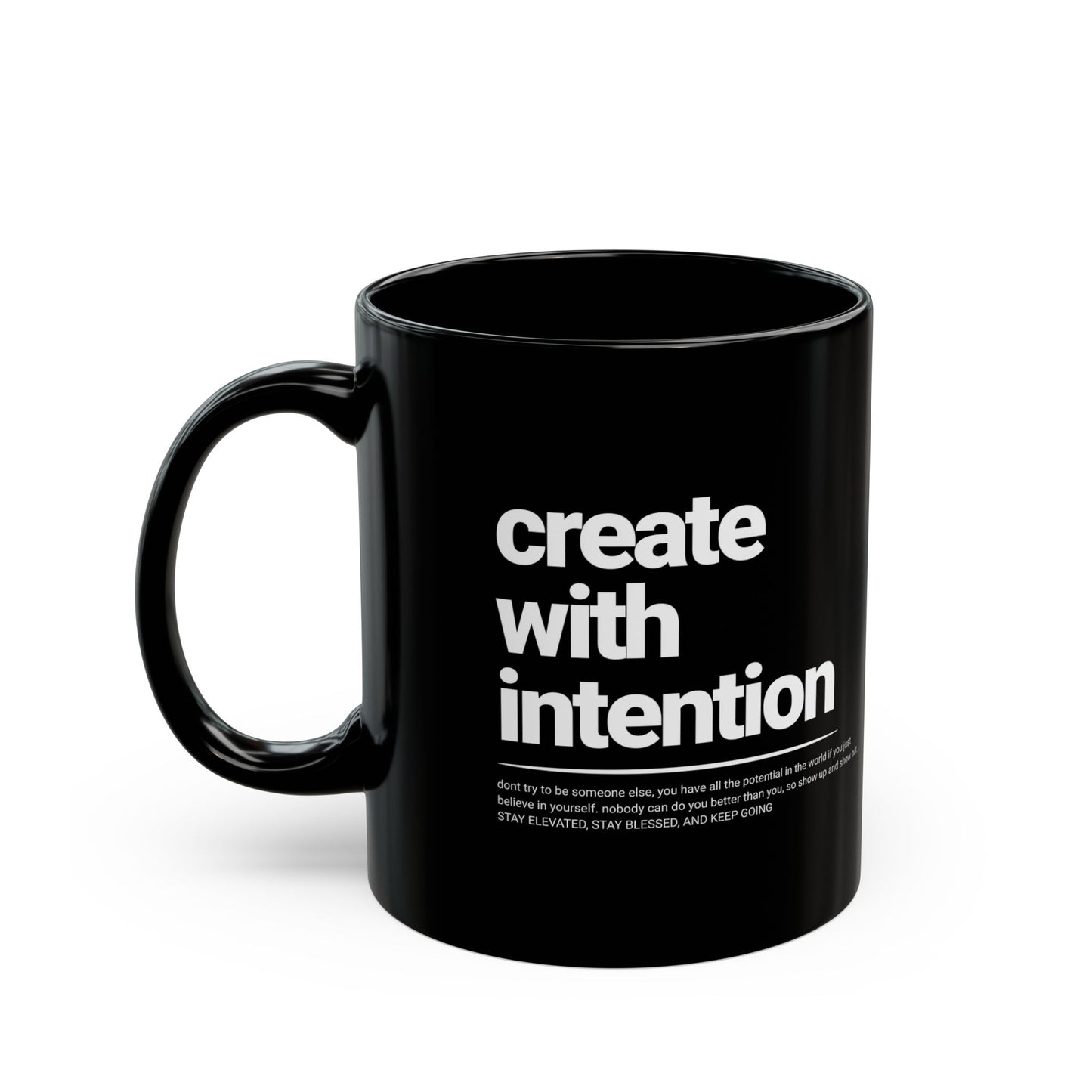 FADED THEORY "Create With Intention" Coffee Mug