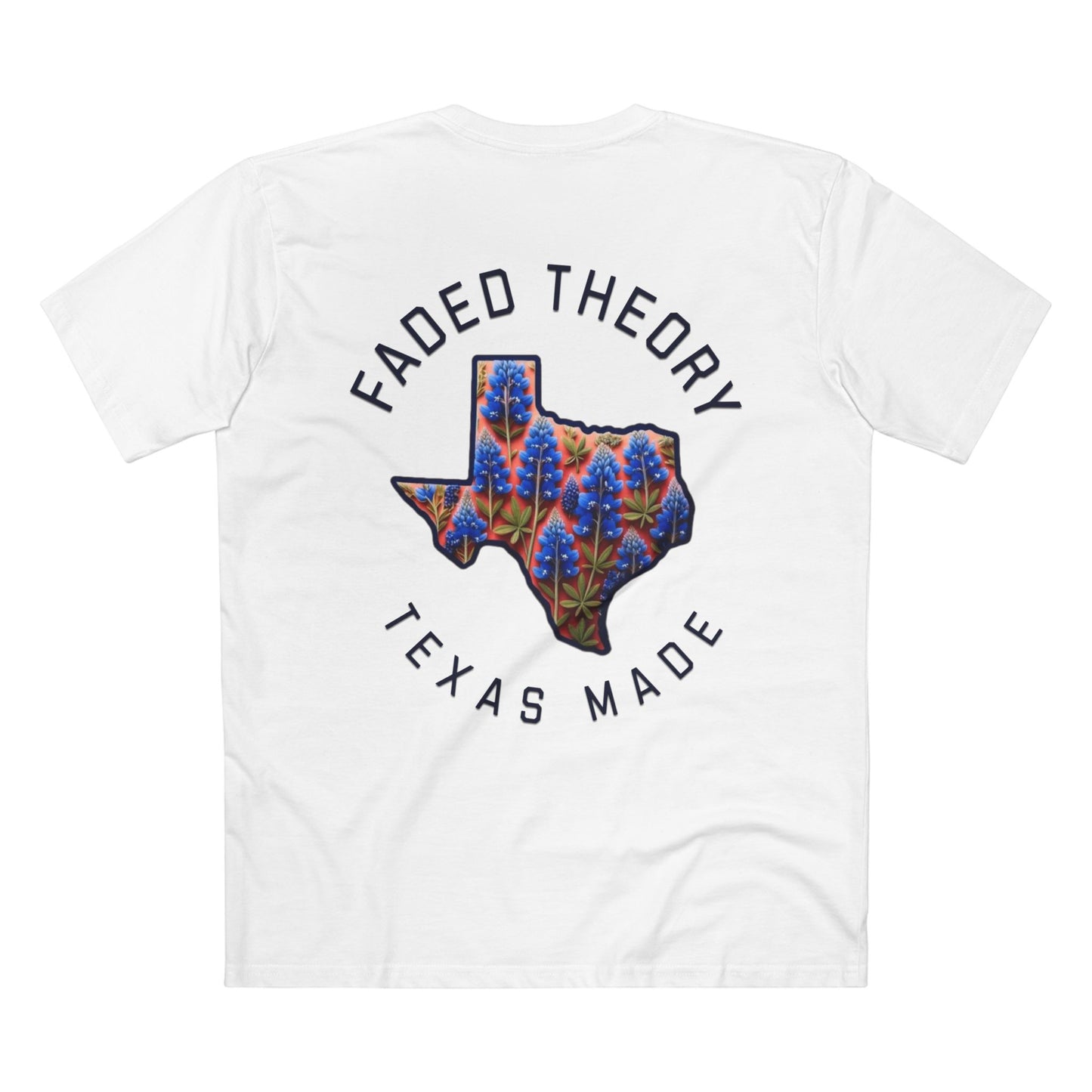 Faded Theory Texas Floral Adult Tee - Comfortable Casual Wear for TEXAS Lovers