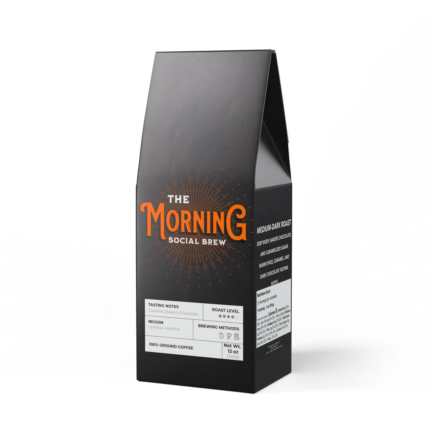 FADED THEORY "The Morning Social Brew" Premium Flathead Valley Coffee Blend (Medium-Dark Roast)