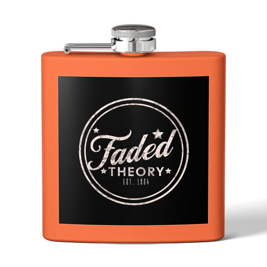 FADED THEORY "Vintage Signature" Stainless Steel Flask
