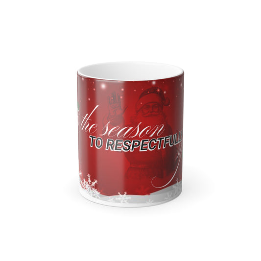 FADED THEORY "Tis The Season" Holiday Color Morphing Mug