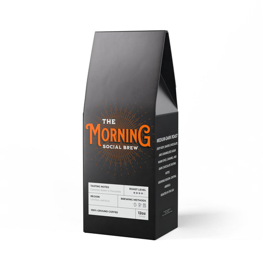 FADED THEORY "THE MORNING SOCIAL BREW" Premium (Medium-Dark Roast) Coffee Blend