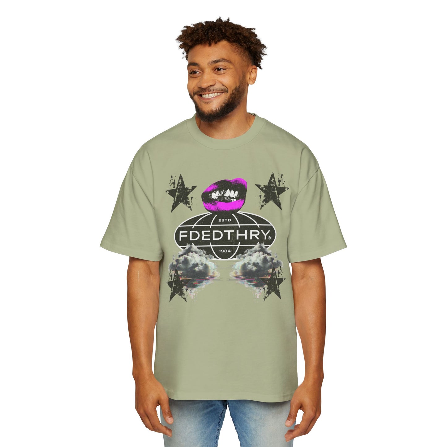 FADED THEORY "GUTTA STAR" OVERSIZED UNISEX TEE