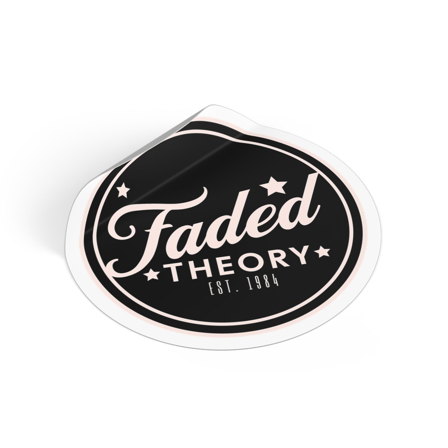 FADED THEORY "Vintage Signature" Vinyl Sticker