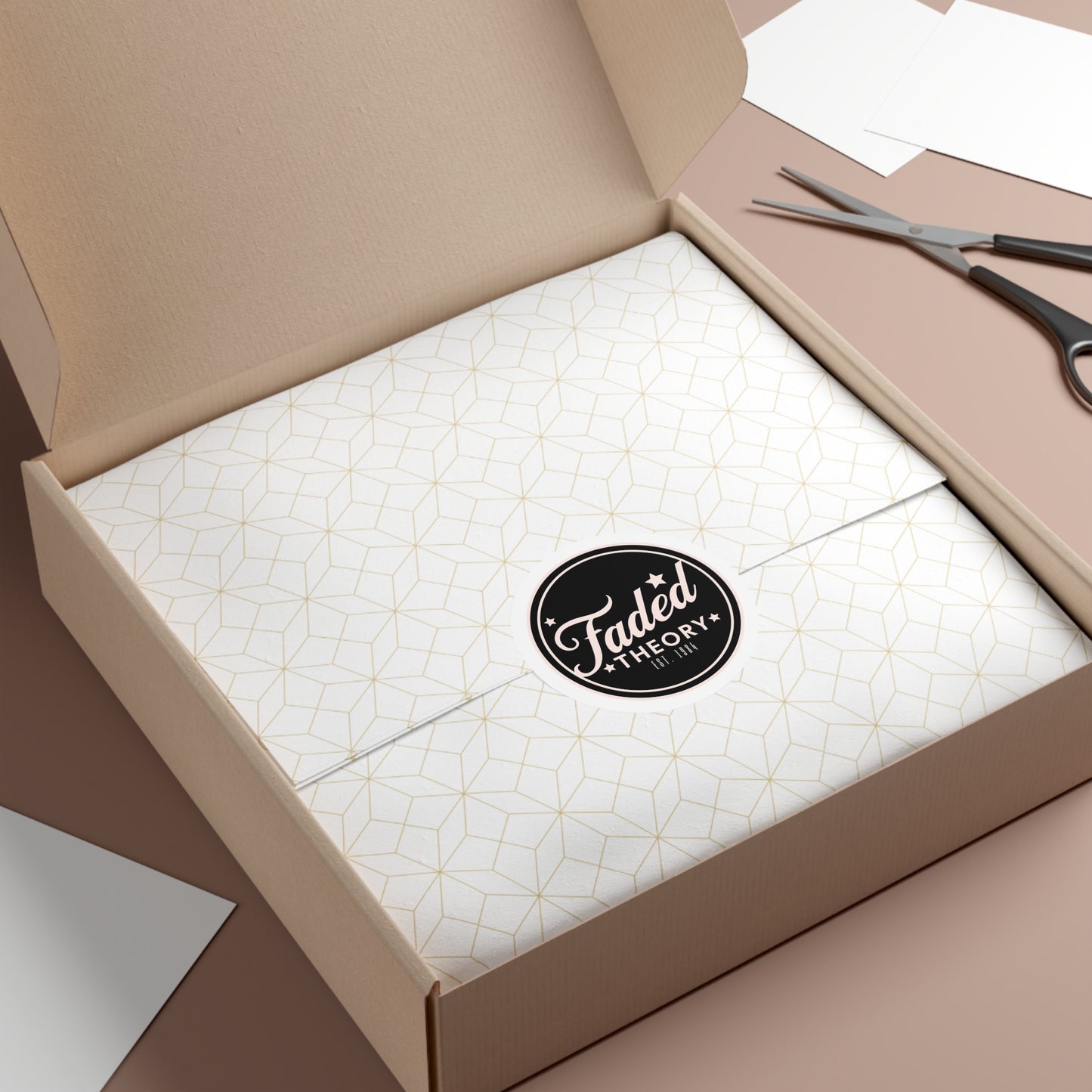 FADED THEORY "Vintage Signature" Vinyl Sticker