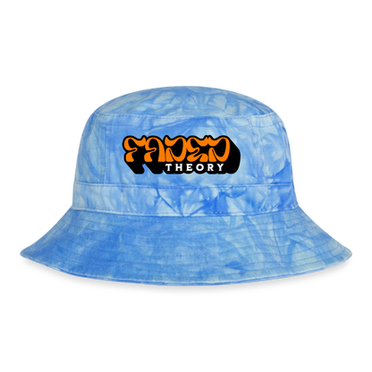FADED THEORY "Signature" Bucket Hat - light Blue Tie Dye