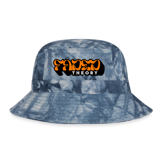 FADED THEORY "Signature" Bucket Hat - navy Tie Dye