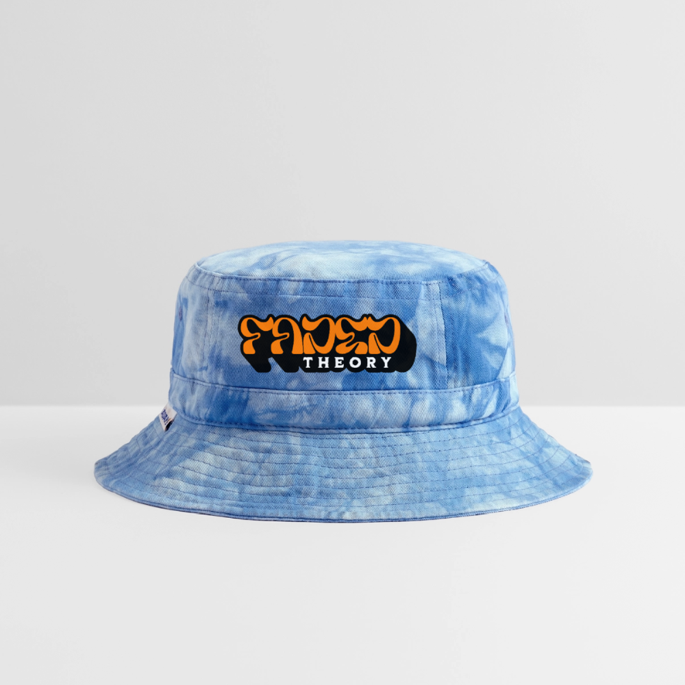 FADED THEORY "Signature" Bucket Hat - light Blue Tie Dye