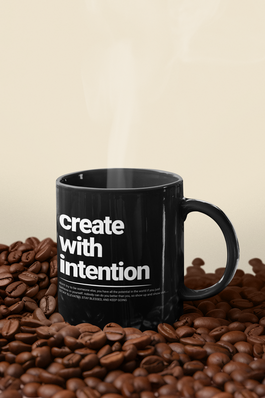 FADED THEORY "Create With Intention" Coffee Mug