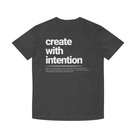 FADED THEORY " Create with Intention" Unisex Faded Tee