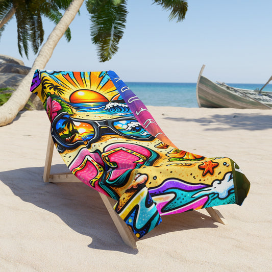 FADED THEORY "Summertime Vibes"  Beach Towel