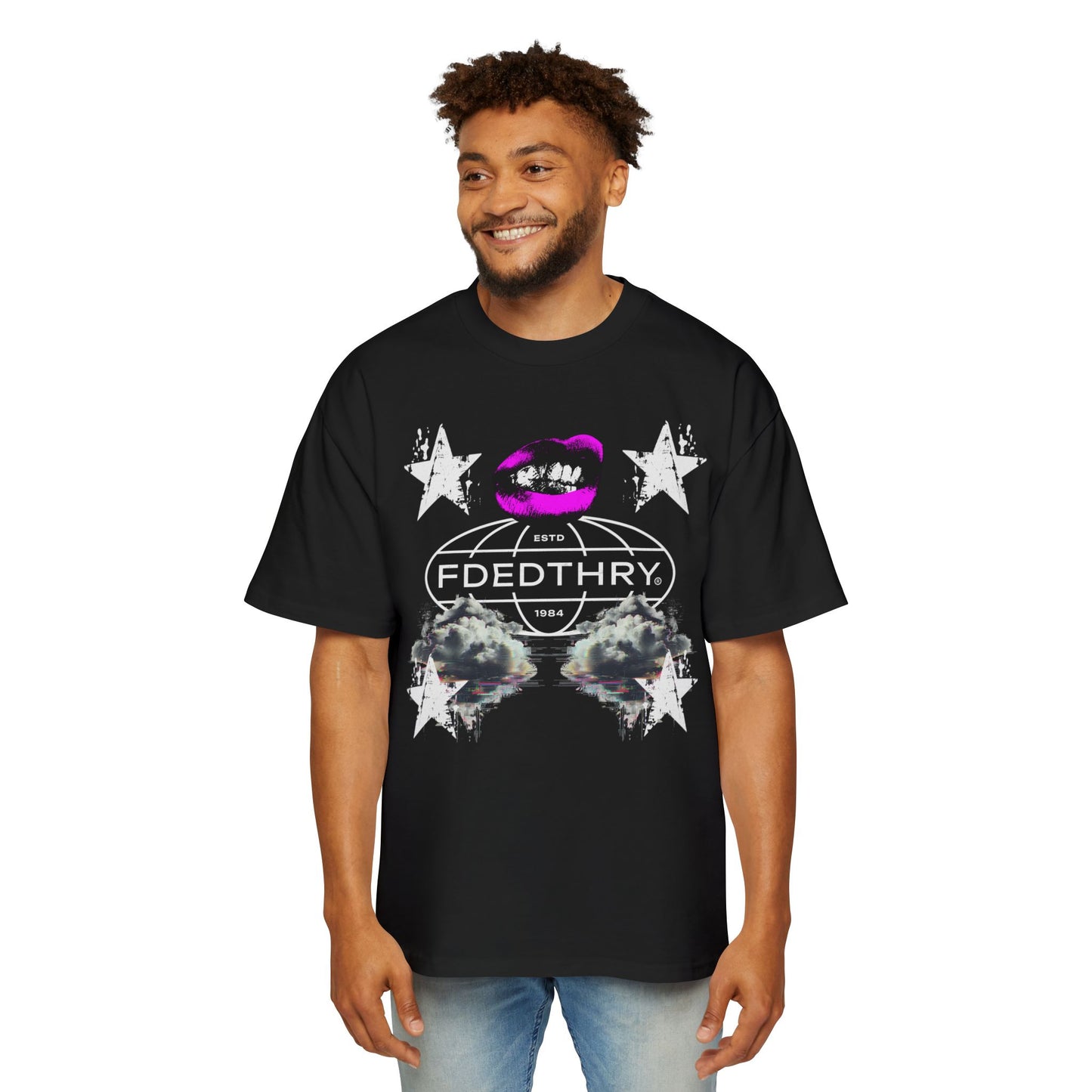 FADED THEORY "GUTTA STAR" OVERSIZED UNISEX TEE