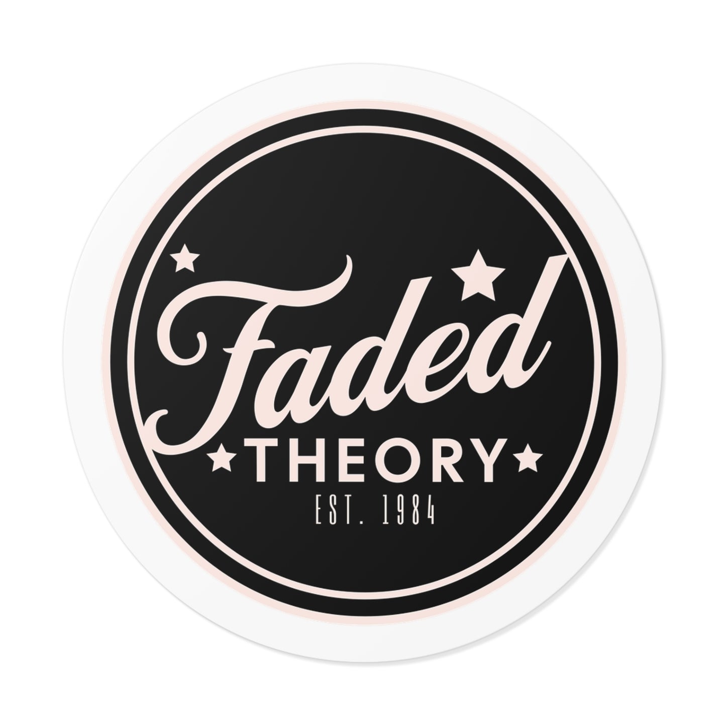 FADED THEORY "Vintage Signature" Vinyl Sticker