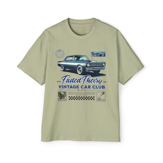 FADED THEORY "Vintage Car Club" Oversized Tee